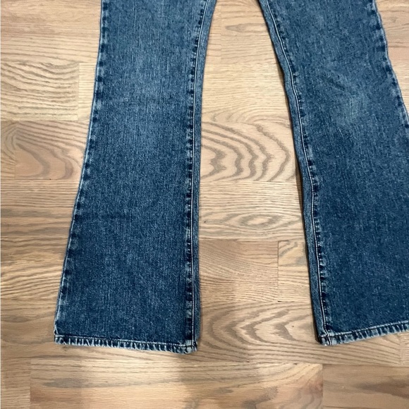 Vintage Calvin Klein Jeans flare leg jean double stone wash size 1 - Picture 10 of 11